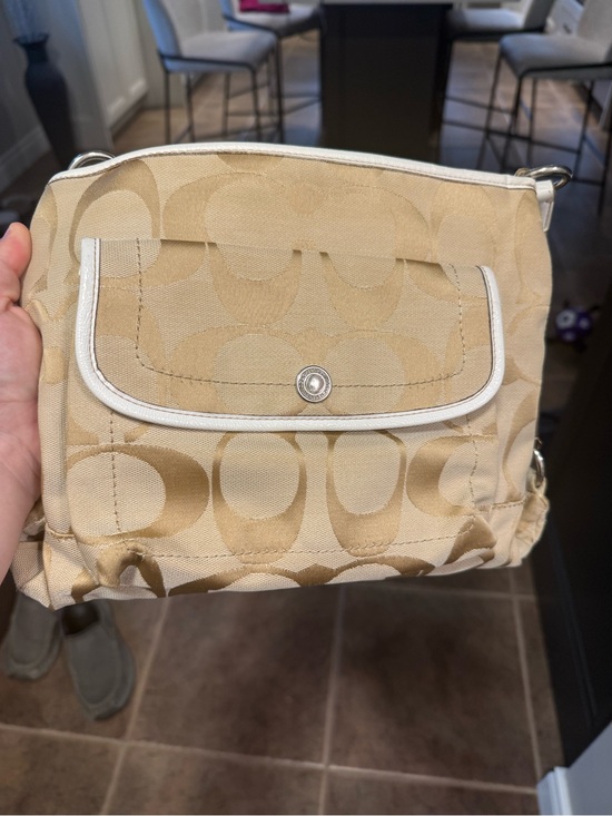 Coach Handbags - Coach Signature Canvas Crossbody Bag
